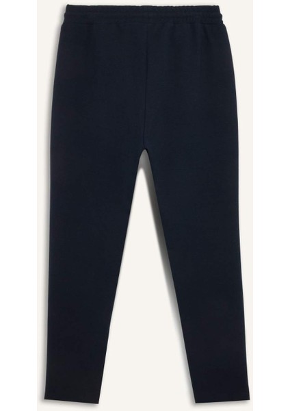 Eşofman Altı Twill Slim Fit Dar Kesim Beli Bağcıklı Cepli Düz Paça D9708AX24AU