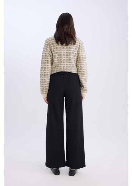 Straight Wide Geniş Paça Basic Düz Pantolon E0781AX25SP