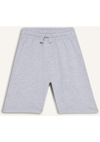 Kız Çocuk Relax Fit Beli Lastikli Basic Düz Şort D9058A825HS