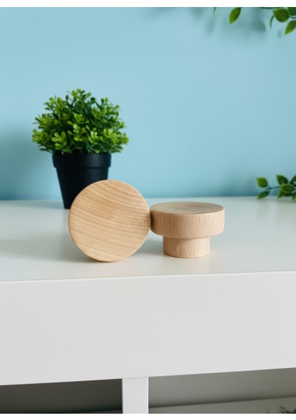 Mantar Kulp Lüks Country Ahşap Kulp Dolap Kulpu