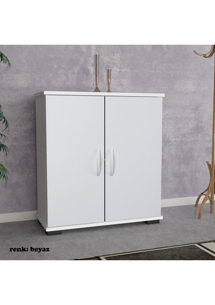 Ayakkabılık Iki Kapaklı Ayakkabı Dolabı Çok Amaçlı Dolap Mutfak Dolabı Ofis Dolabı