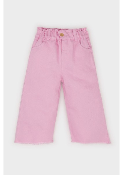 Kız Bebek Wide Leg Geniş Bol Paça Gabardin Pantolon D9365A525SP