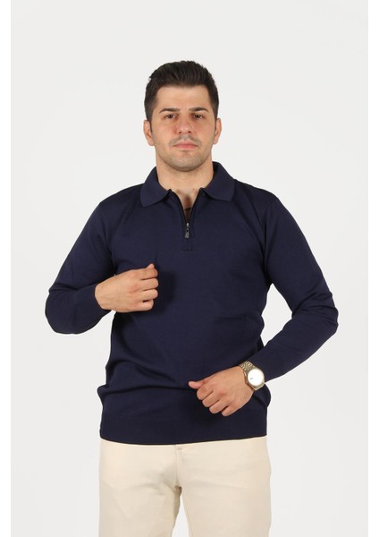 711 Polo Yaka Fermuarlı Kazak fiyatları