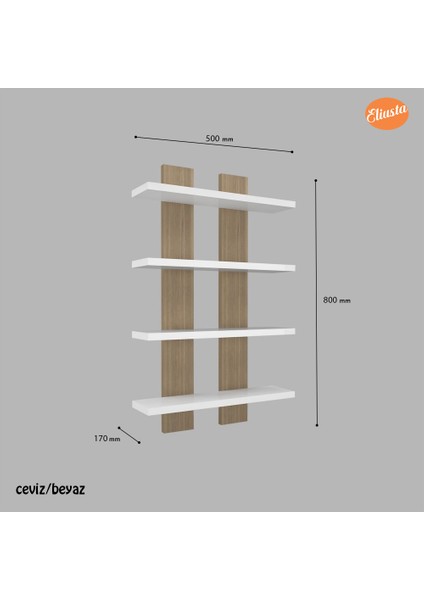 Dort Raflı Duvar Unitesi Ofis Dort Lu Kitaplık Salon Duvar Rafı modelleri