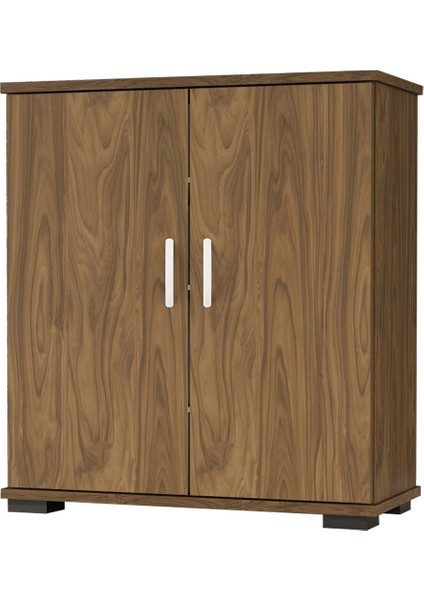 ARD-114 70 x 76 x 32 cm 2 Kapaklı 3 Raflı 4 Bölmeli Ayakkabı Dolabı Antre Ayakkabılık