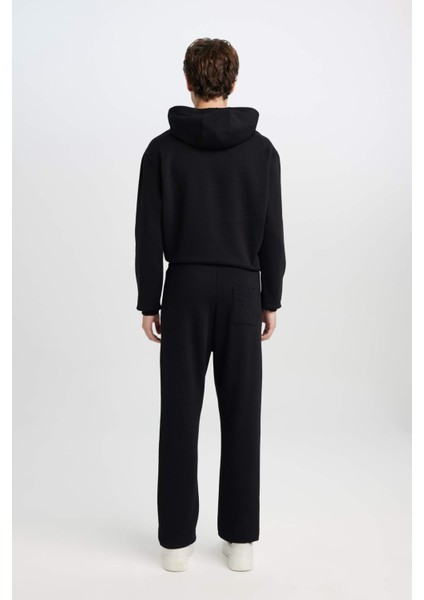 Regular Fit Eşofman Altı Beli Lastikli Basic Düz Cepli Düz Paça D9707AX24AU