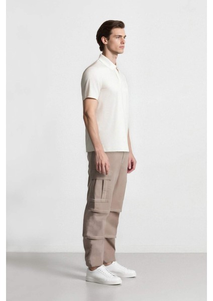 Kadife Pantolon Wide Leg Bol Rahat Kesim Kargo Cepli Düz Paça C9010AX24WN