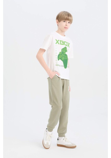 Erkek Çocuk Beli Lastikli Baskılı Eşofman Altı