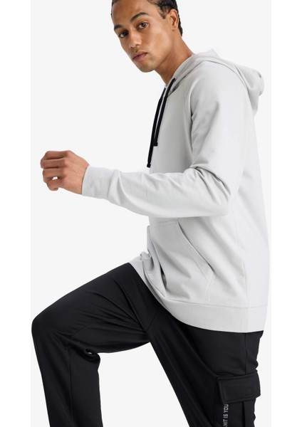 Fit Standart Fit Kapüşonlu Sporcu Sweatshirt D8014AX25SP