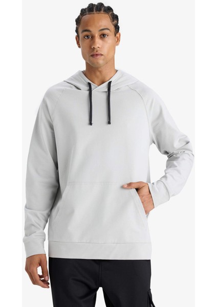 Fit Standart Fit Kapüşonlu Sporcu Sweatshirt D8014AX25SP