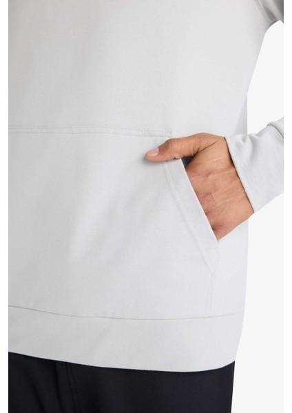 Fit Standart Fit Kapüşonlu Sporcu Sweatshirt D8014AX25SP