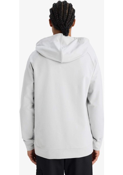 Fit Standart Fit Kapüşonlu Sporcu Sweatshirt D8014AX25SP