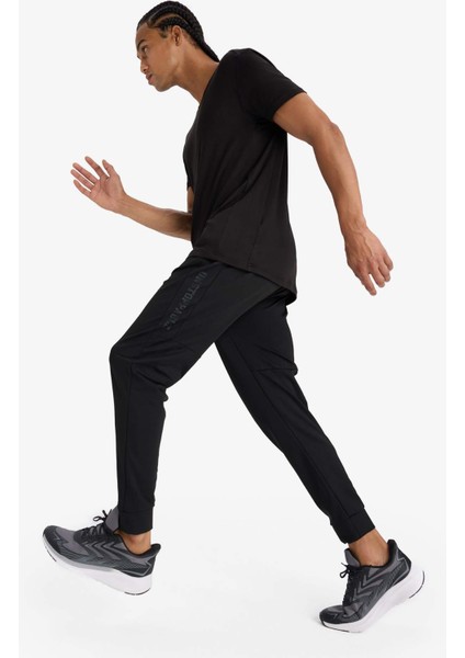 Fit Sporcu Standart Fit Jogger Eşofman Altı İçi Yumuşak Tüylü Skuba Dalgıç Kumaş D7308AX25SP