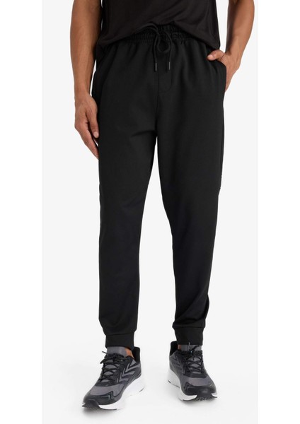 Fit Sporcu Standart Fit Jogger Eşofman Altı İçi Yumuşak Tüylü Skuba Dalgıç Kumaş D7308AX25SP