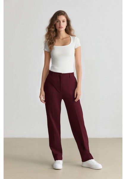 Sorbe x DeFacto Carrot Fit Pantolon Havuç Kesim Normal Bel Düz Paça Cepli D9926Ax24AU