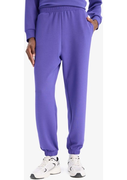 Fit Standart Fit Cepli Jogger Paça Standart Fit Basic Düz Modal Pantolon B1794AX25SP