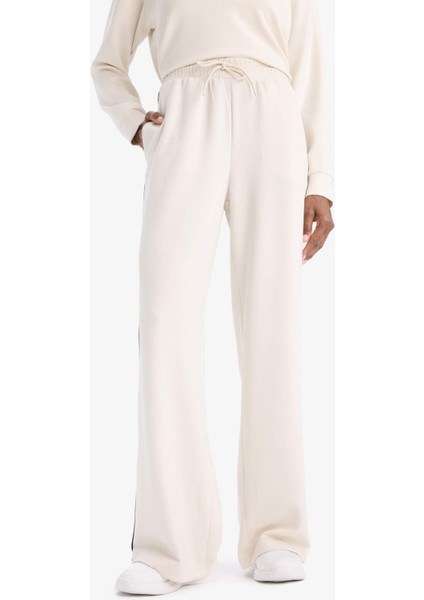 Fit Wide Leg Geniş Paça Cepli Standart Boy Modal Soft Touch Pantolon