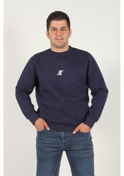 5012 Şardonlu Üç Iplik O Yaka Sweat