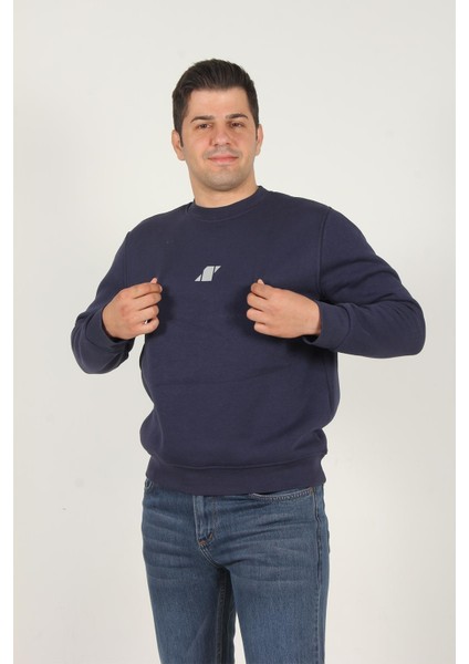 5012 Şardonlu Üç Iplik O Yaka Sweat modelleri