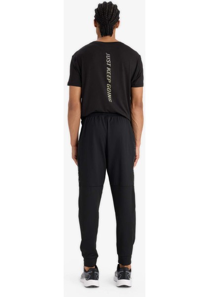 Fit Sporcu Standart Fit Jogger Eşofman Altı İçi Yumuşak Tüylü Skuba Dalgıç Kumaş D7308AX25SP