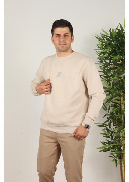 5012 Şardonlu Üç Iplik O Yaka Sweat modelleri