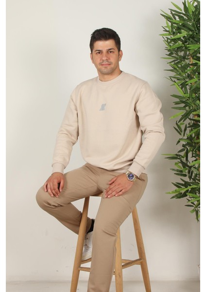 5012 Şardonlu Üç Iplik O Yaka Sweat indirimleri