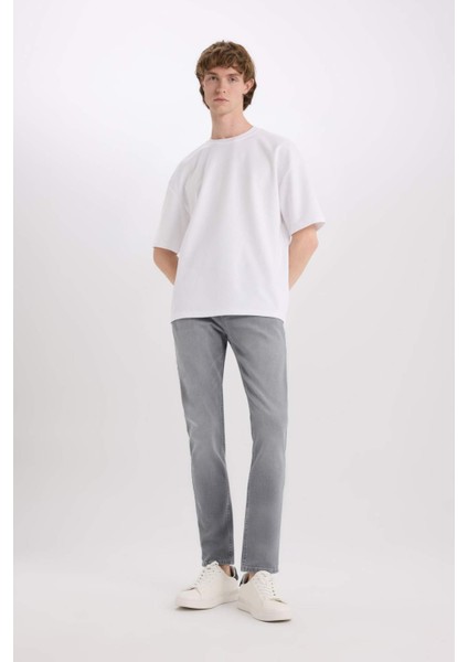 Pedro Slim Fit Dar Kalıp Normal Bel Dar Paça Jean Pantolon D9782AX25SP