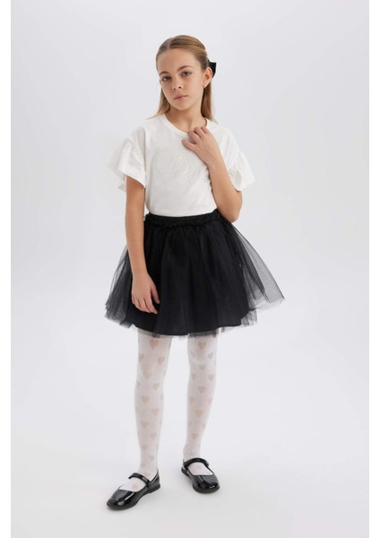 Kız Çocuk Beli Lastikli Tütü Etek E0644A825SM