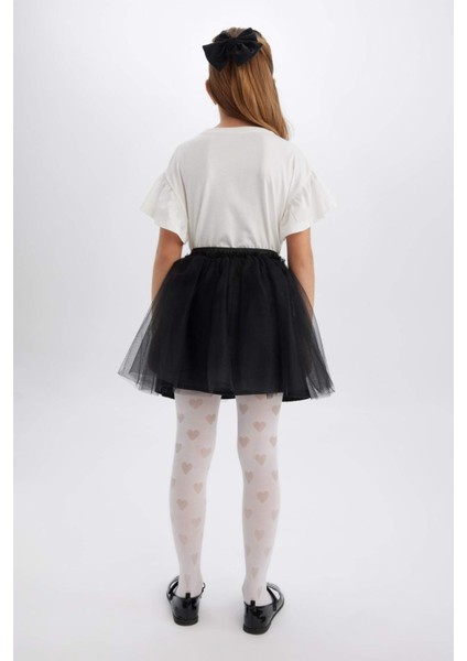 Kız Çocuk Beli Lastikli Tütü Etek E0644A825SM