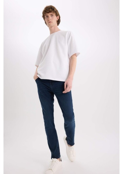 Carlo Skinny Fit Ekstra Dar Kalıp Normal Bel Ekstra Dar Paça Jean Pantolon B3620AX25SP