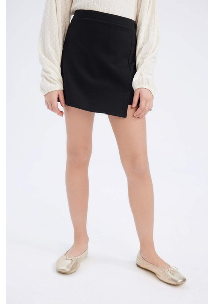 Kız Çocuk 2'li Takım Uzun Kollu Bluz Şort Etek E0795A825SM