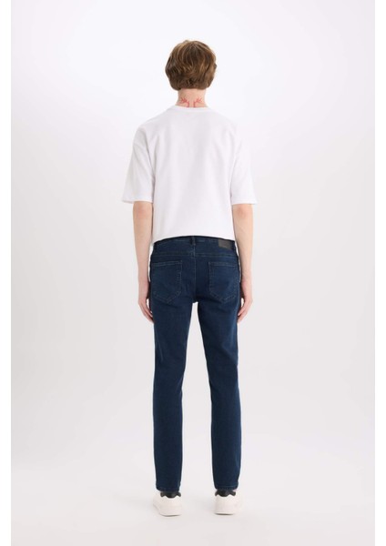 Carlo Skinny Fit Ekstra Dar Kalıp Normal Bel Ekstra Dar Paça Jean Pantolon B3620AX25SP