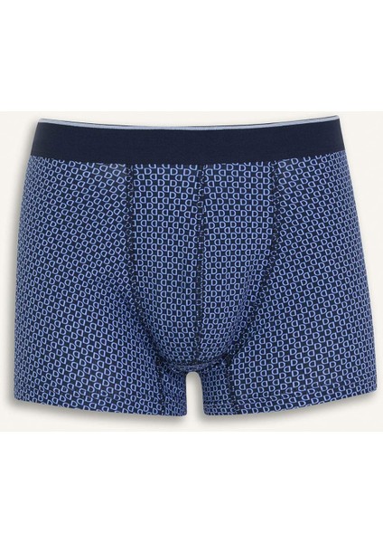 Regular Fit Kareli 3'lü Boxer D9878AX25SP