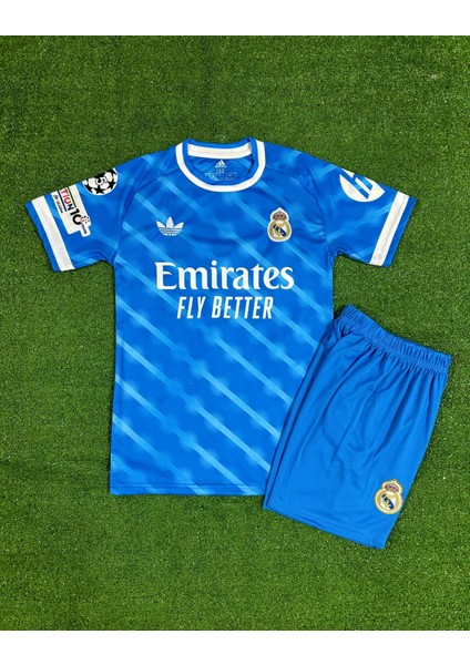Real Madrid 2025/26 Yeni Sezon Valverde Alternatif Çocuk Forması ( Blue) fiyatları