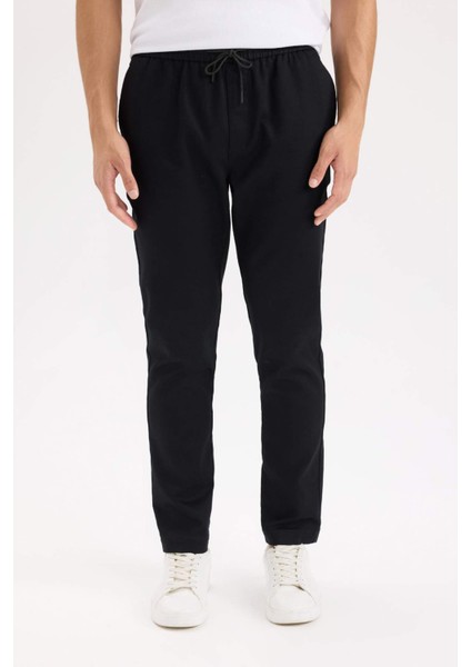 Yazlık Jogger Pantolon Beli Bağcıklı Cepli D5966AX25SP
