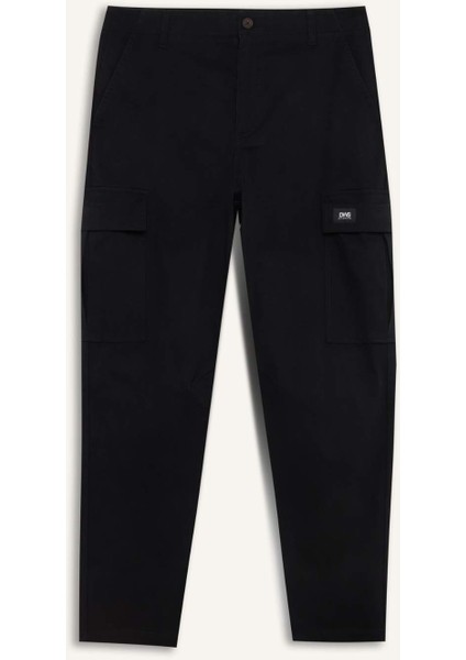 Relax Fit Rahat Kesim Yazlık Pantolon Kargo Cepli Düz Paça D5967AX25SP