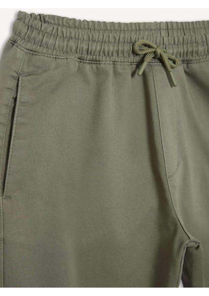 Yazlık Jogger Pantolon Beli Bağcıklı Cepli D5966AX25SP