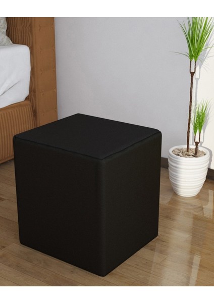 Kare Puf Tabure Ahsap Iskeletli Kumas Tabure fiyatları