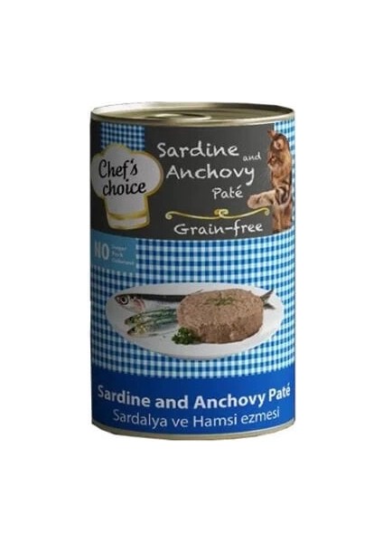Kıyılmış Sardalya ve Hamsili Yetişkin Konserve Kedi Maması 400 gr