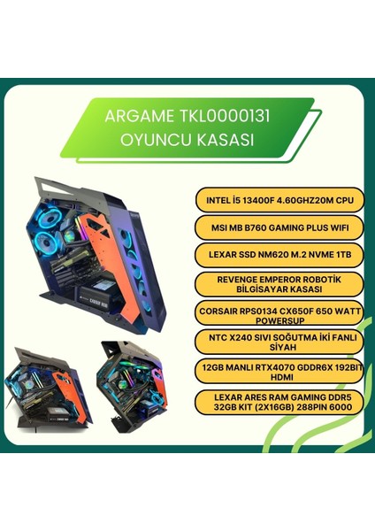 TKL00131 Robotik Oyuncu Kasası