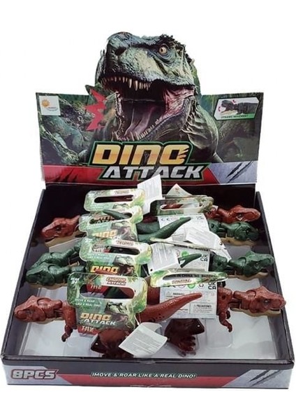 Kutuda Sesli Işıklı Dinozor - 1 Adet Stokta Olan Gönderilir