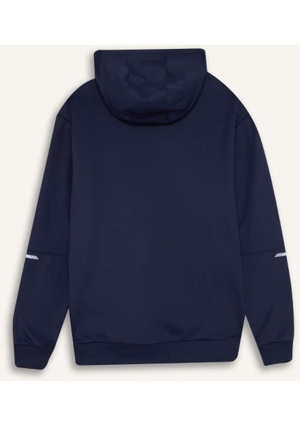 DeFacto Fit Standart Fit Kapüşonlu Basic Düz Sporcu Sweatshirt D3736AX24WN