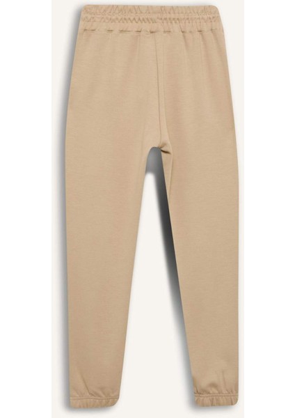 Kız Çocuk Beli Lastikli Cepli Jogger Eşofman Altı D9622A825SM
