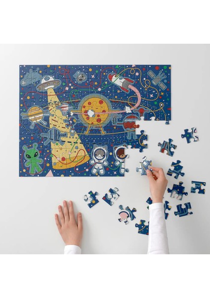 Puzzle Aftonsparv Bulmaca 104 Parçalı Uzay Temalı fiyatları