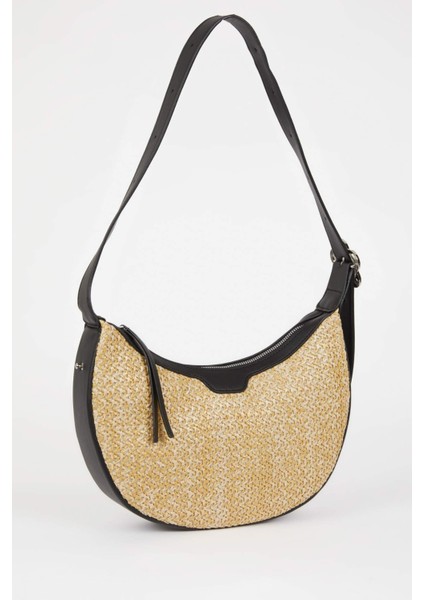 Kadın Hasır Omuz Çantası E1406AXNS
