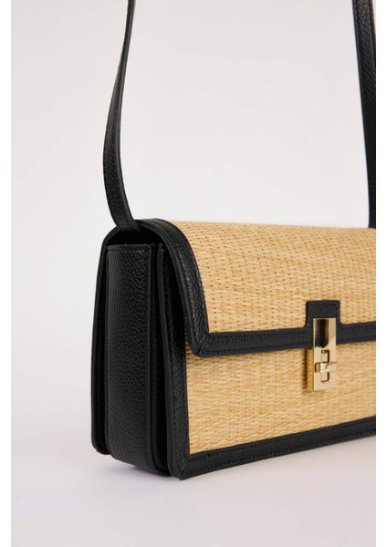 Kadın Hasır Omuz Çantası E1400AXNS