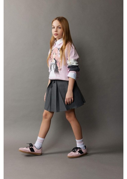 Kız Çocuk Pileli Etek D9341A825SP