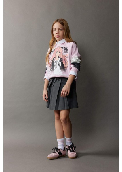 Kız Çocuk Pileli Etek D9341A825SP