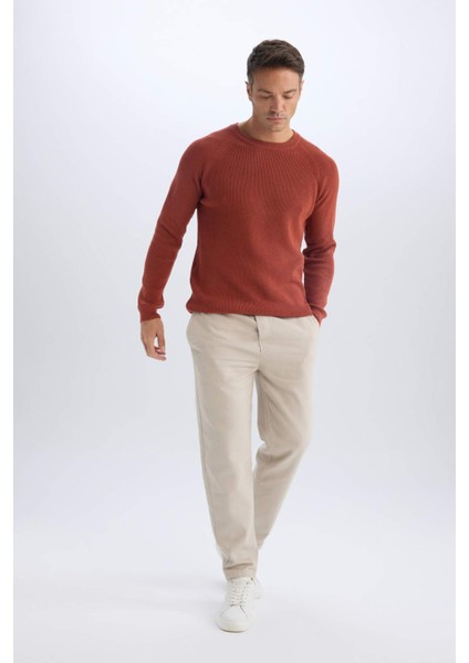 %100 Pamuk Regular Fit Normal Kesim Yazlık Jogger Pantolon D1045AX25SP