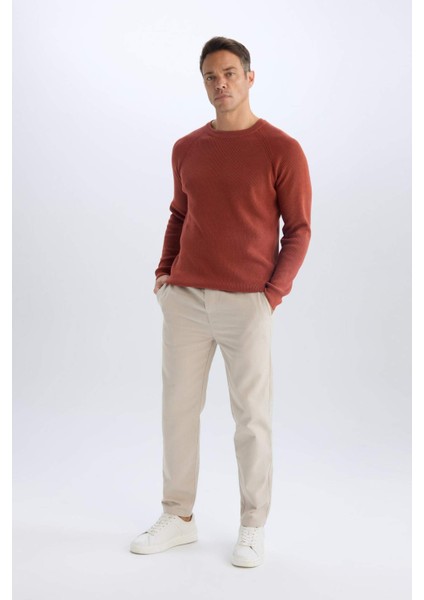 %100 Pamuk Regular Fit Normal Kesim Yazlık Jogger Pantolon D1045AX25SP